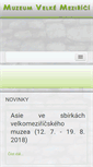 Mobile Screenshot of muzeumvm.cz